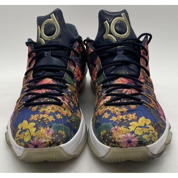 Nike ID 2016 KD Kevin Durant Floral Print US Size 17 818303-903 - Picture 2 of 13